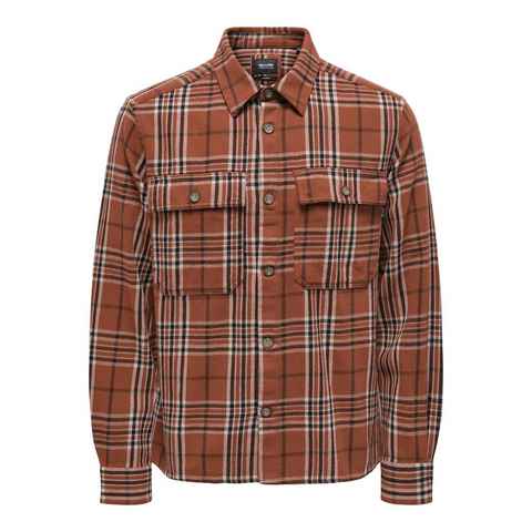 ONLY & SONS Flanellhemd ONSSCOTT LS CHECK FLANNEL OVERSHIRT 5629
