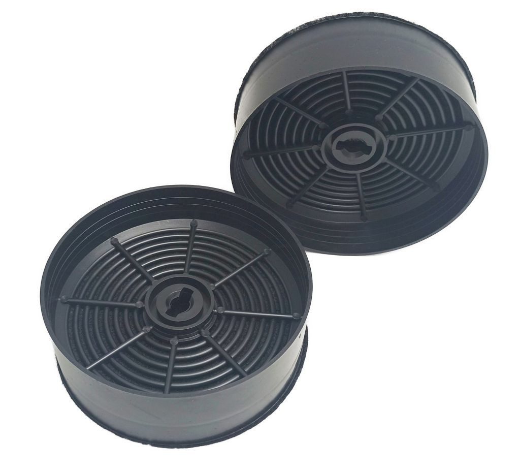 Aktivkohlefilter für Teka GFH 55 CNL1C 2 Stück Durchmesser 12 cm Höhe 4 cm