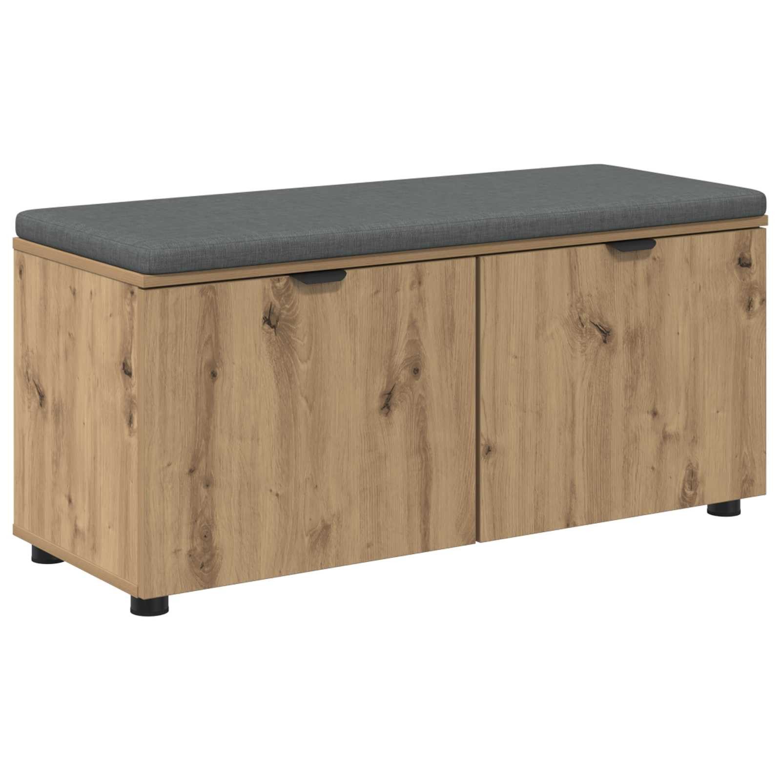 vidaXL Sitzbank Flurbank Artisan-Eiche 100 x 38 x 46 cm (1-St)