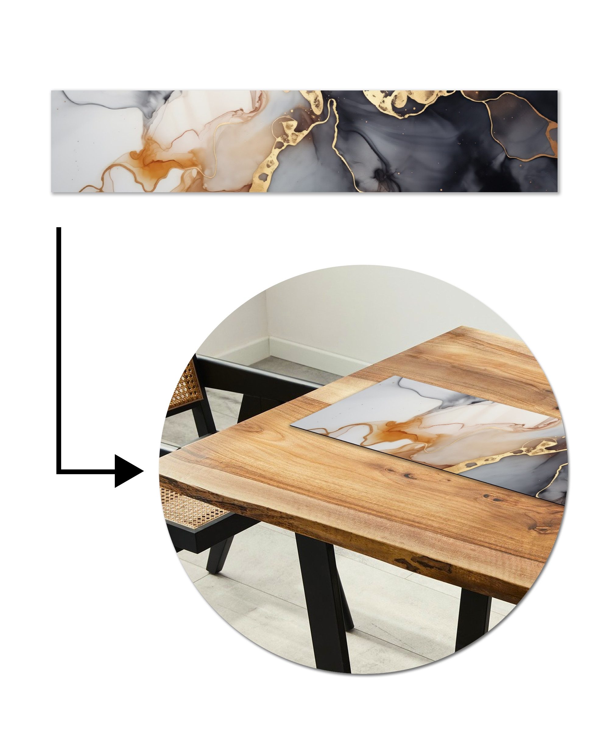 MuchoWow Tischläufer, Tisch Dekoration für Esszimmer, günstig online kaufen