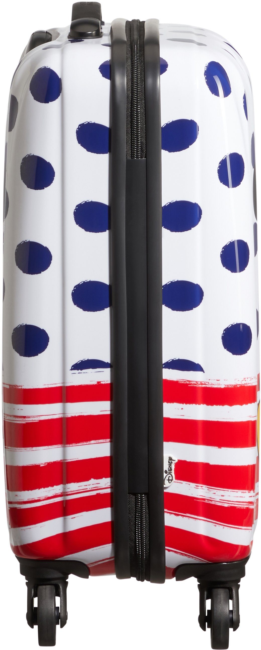 65 American Disney Mickey mickey-blue-dots Rollen Tourister® cm, Dots, Legends, Blue 4 Hartschalen-Trolley