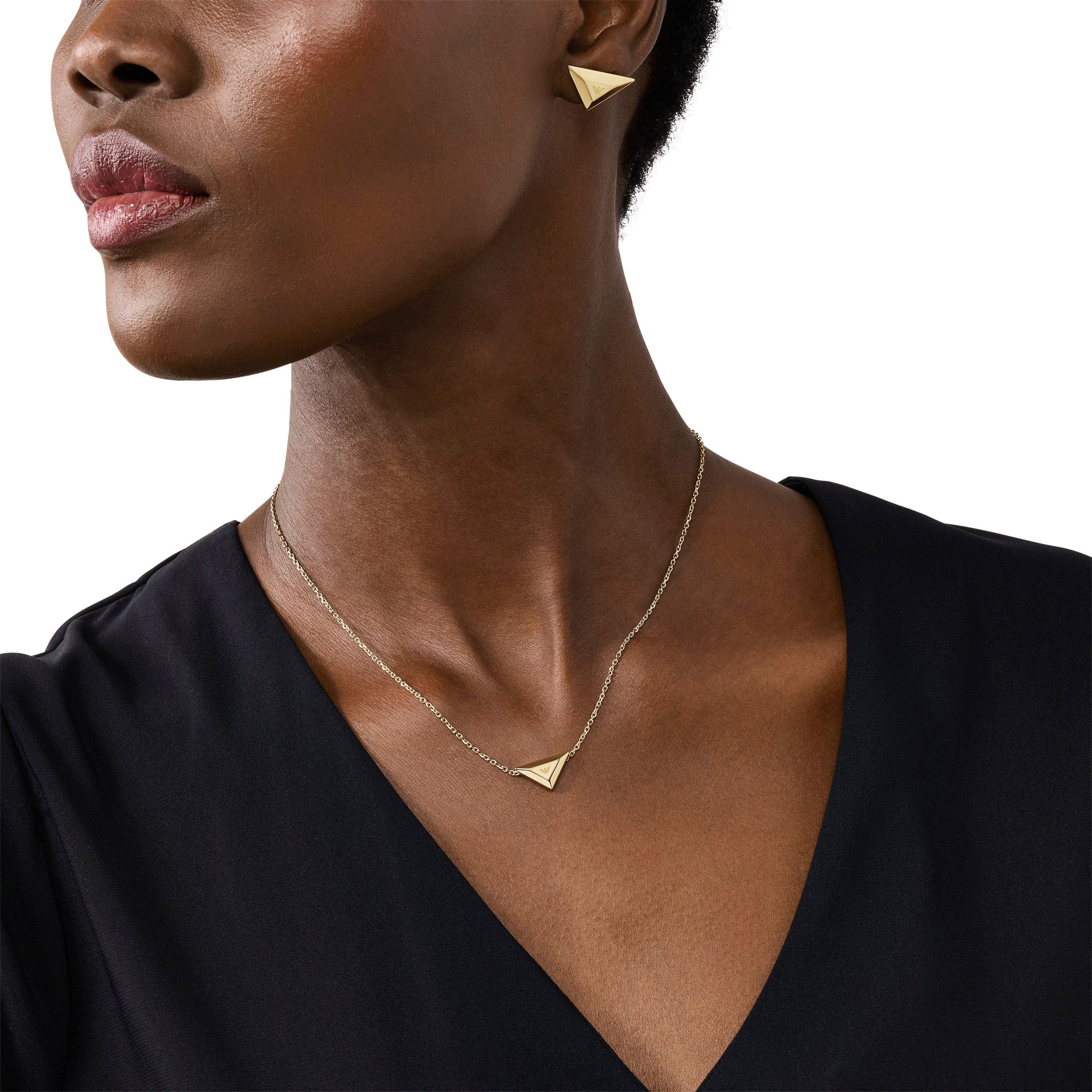 Emporio Armani Ohrring und Ketten Set Sc... Emporio Armani Ohrring und Ketten Set Sc...