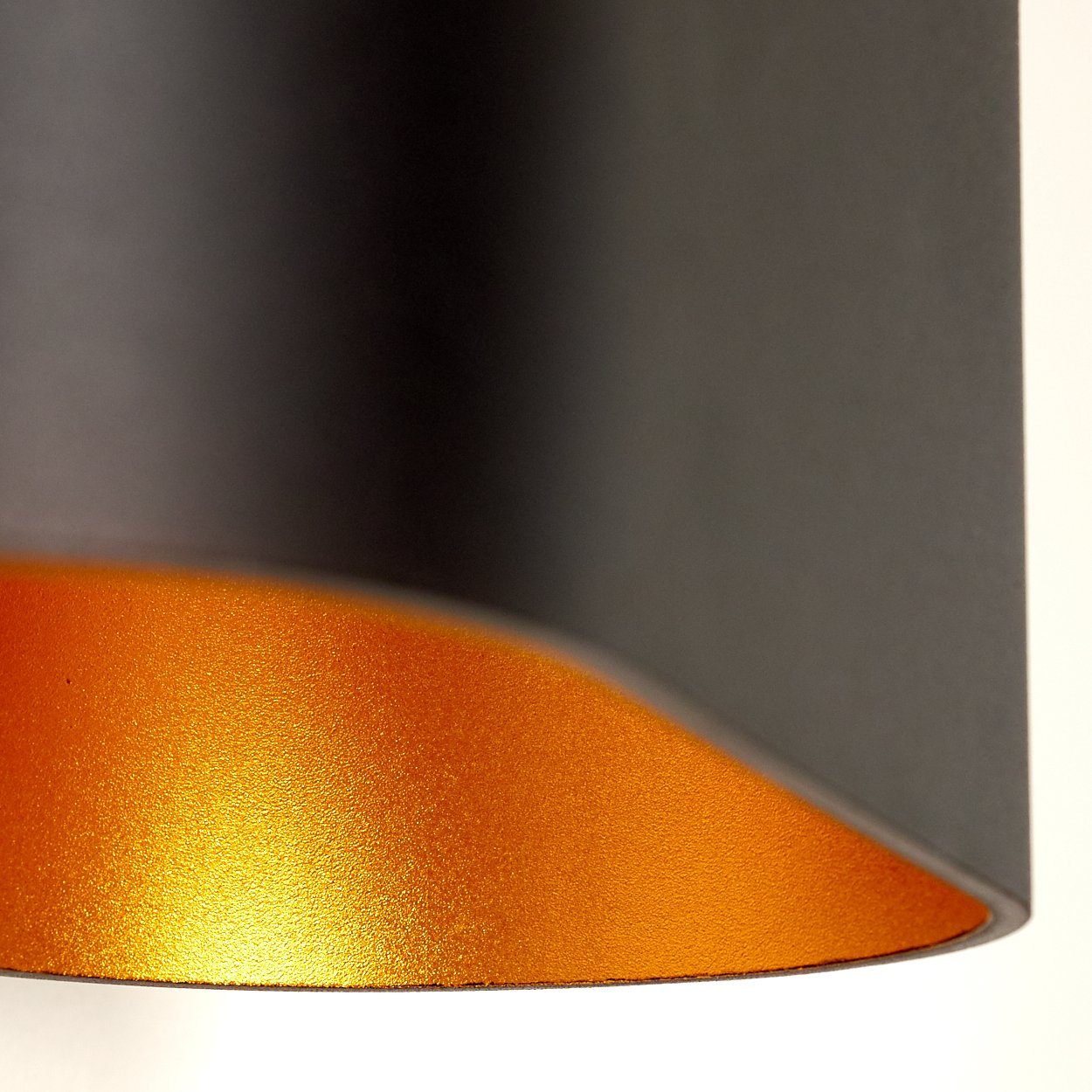 Wandlampe ohne 1xG9, moderne mit Schwarz/Gold, Leuchtmittel, & aus in Lichteffekt, Wandleuchte Metall mit Up hofstein »Leuca« Down-Effekt Innen