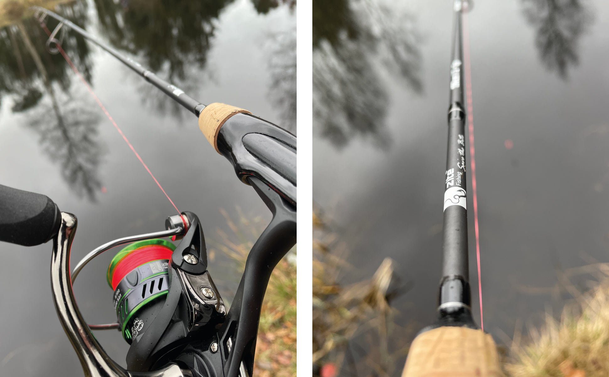 Zite Spinnrute 190cm 2-5g - Ultra Light Angelrute aus Kohlefaser - Forellenrute