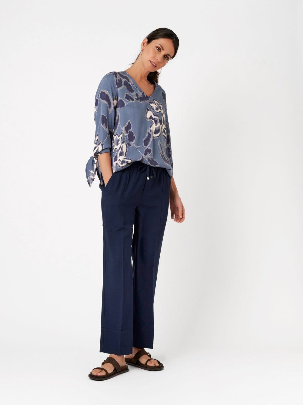 TONI Jogger Pants Sue Ankle aus leichtem Twill