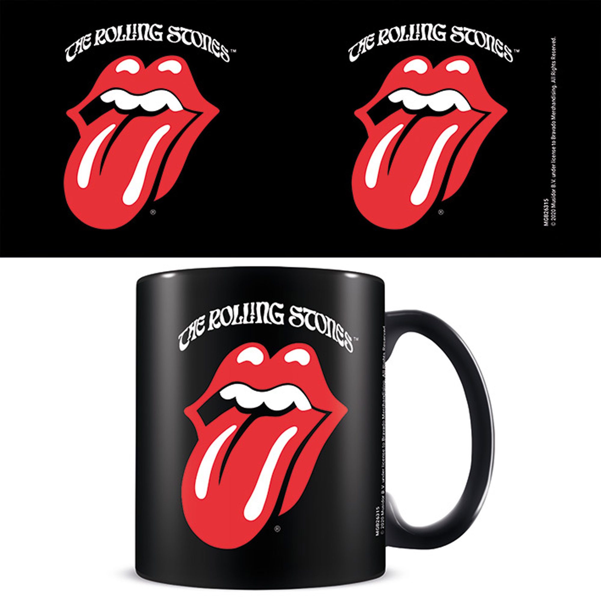 Tasse Rolling Stones - Lizenz Tassen 3D - Retro Tongue