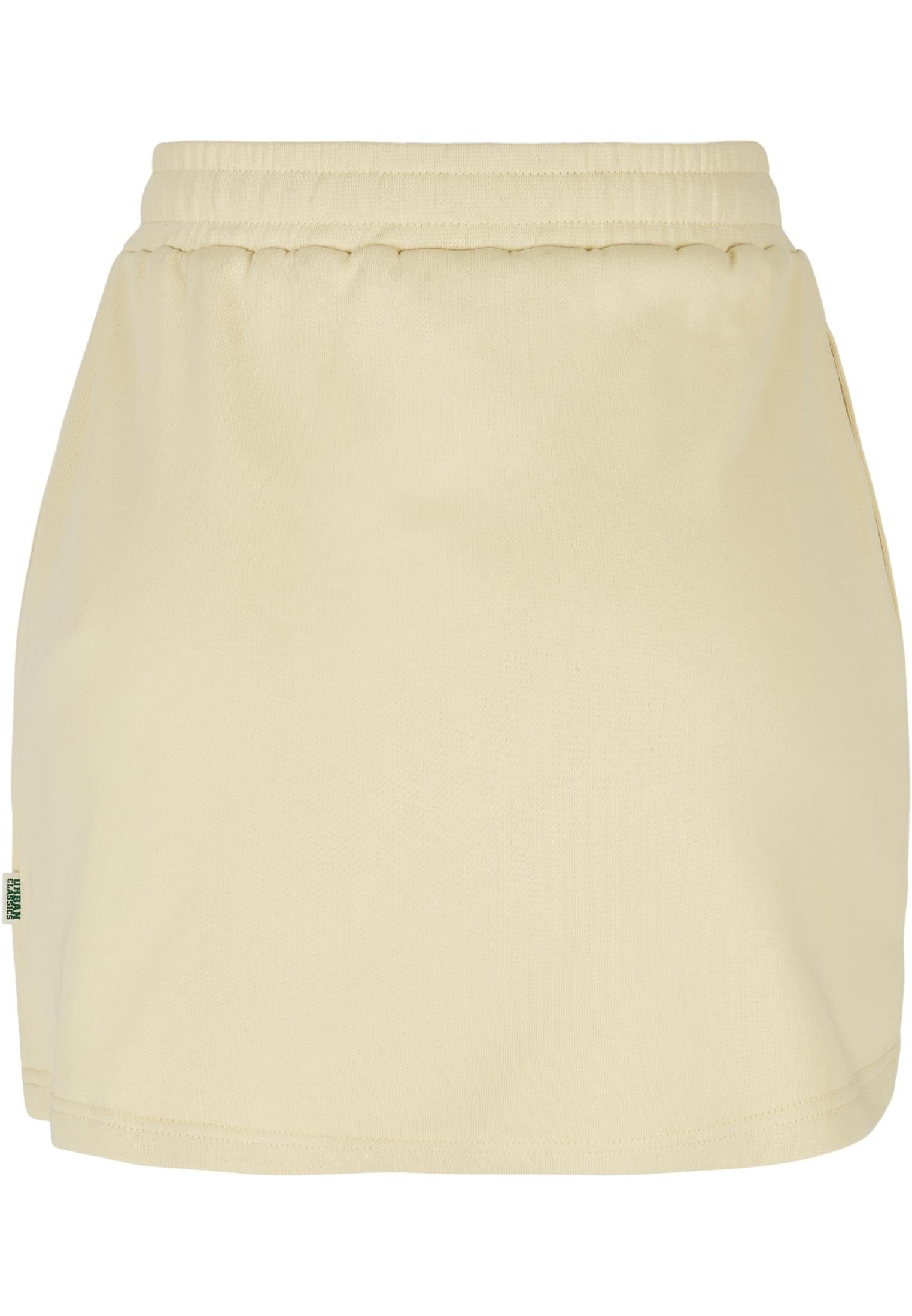 URBAN CLASSICS Jerseyrock Damen Mini Organic Terry Ladies (1-tlg) Skirt softyellow