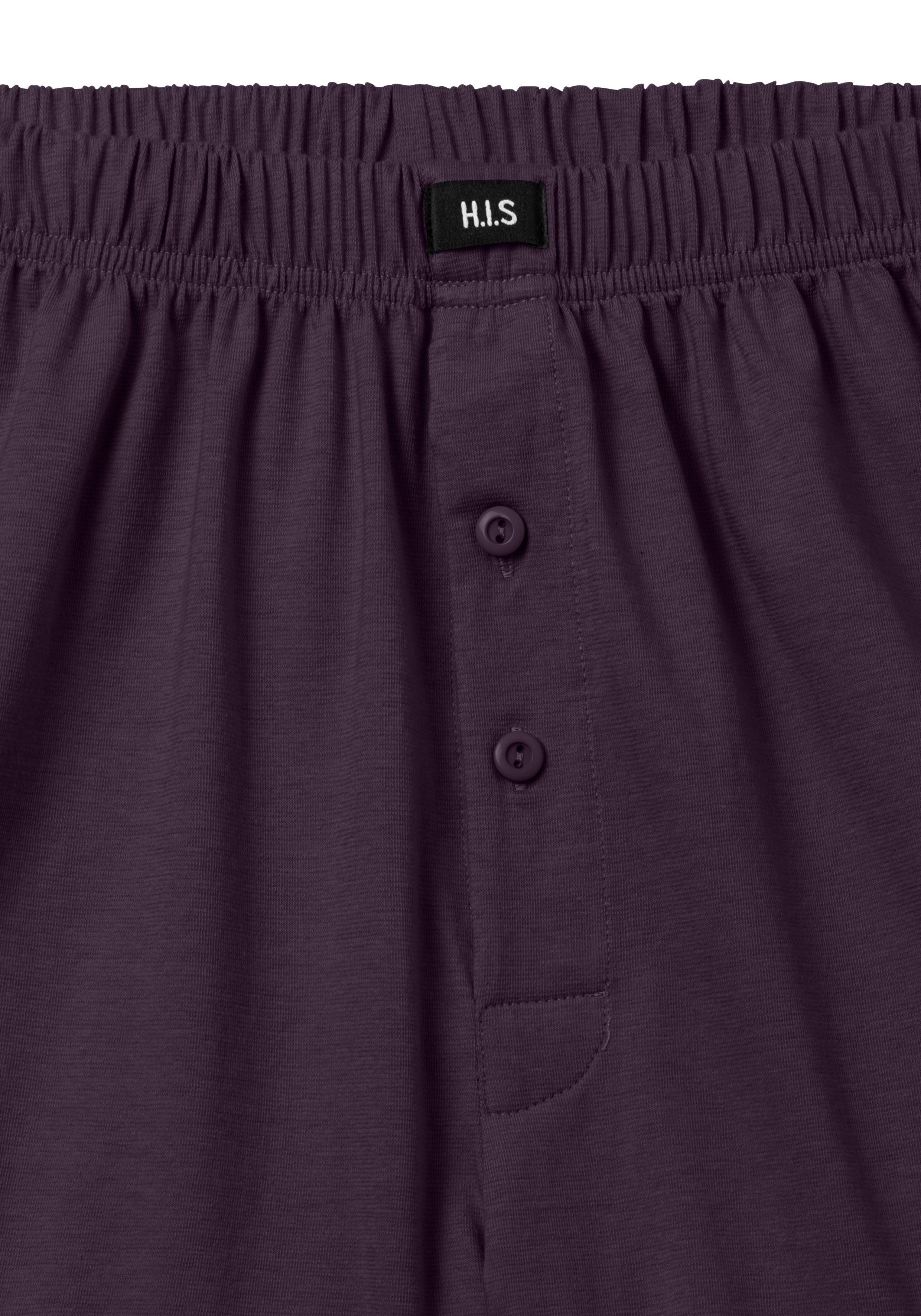 H.I.S Weiter Boxer Herren Boxer (Packung, 5-St) weite Passform, Komfortbund, aus Baumwoll-Stretch