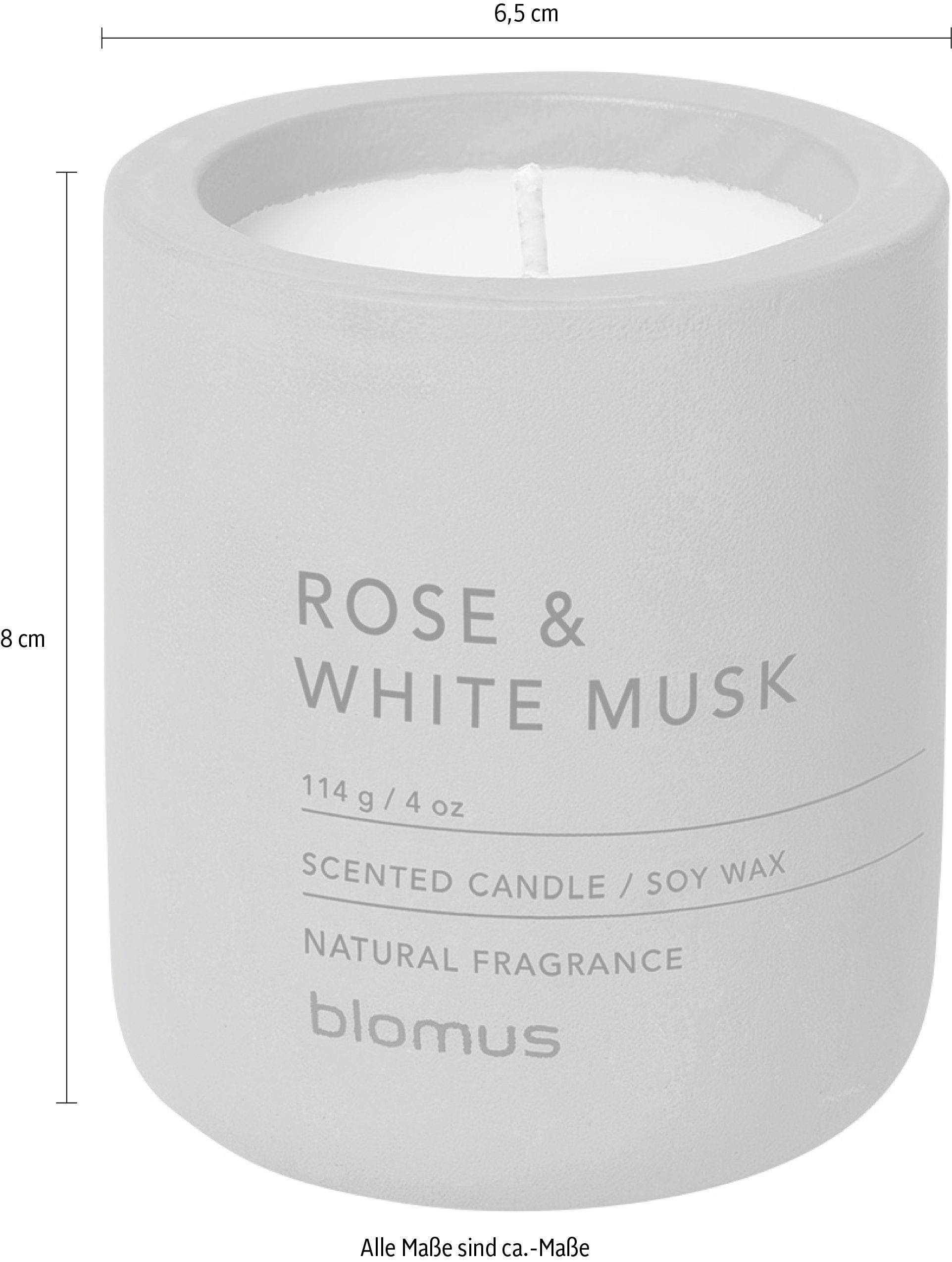 blomus Duftkerze -FRAGA- Beton-Duftkerze aus natürlichem günstig online kaufen