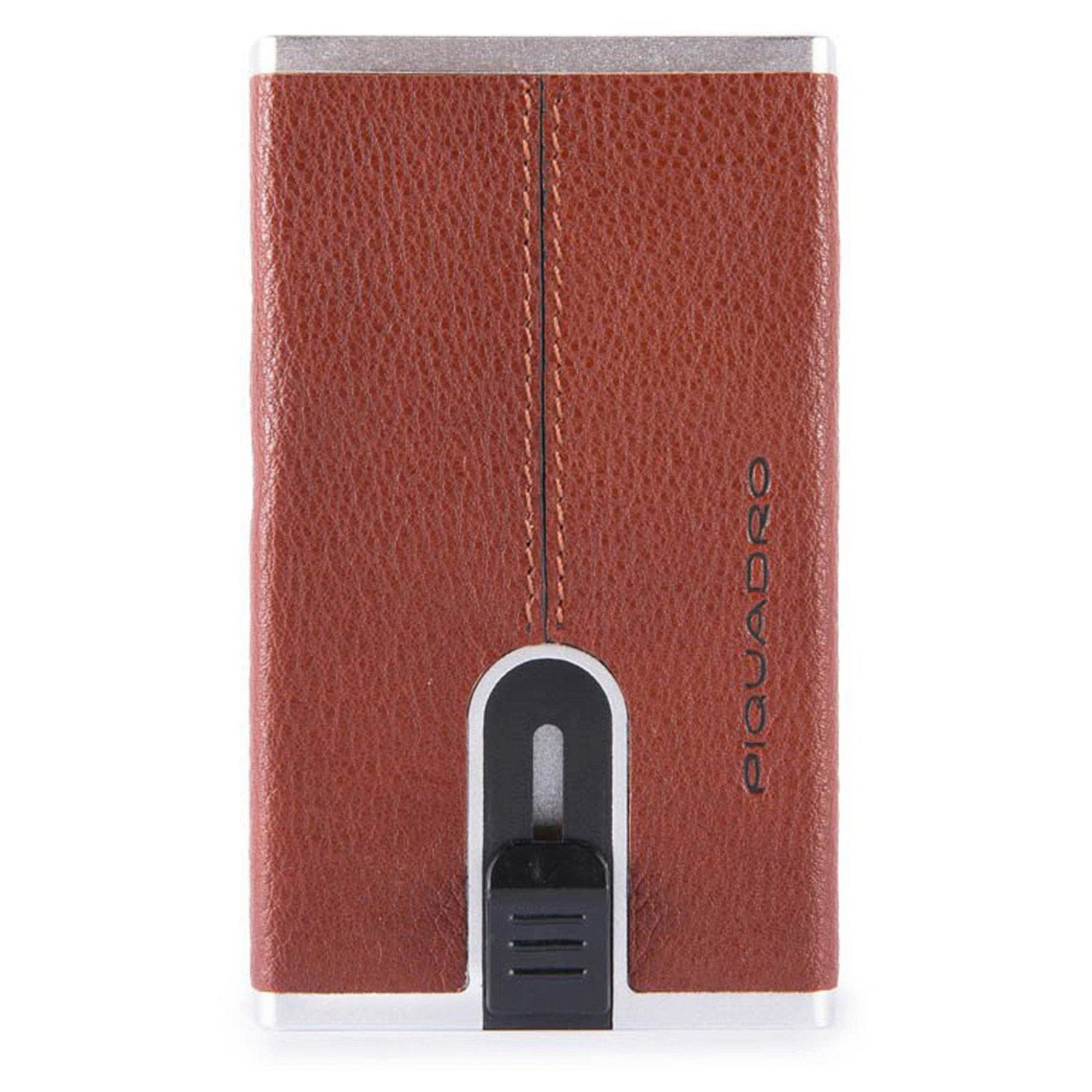 Piquadro Kartenetui Black Square - Kreditkartenetui 5cc 10 cm (brown)