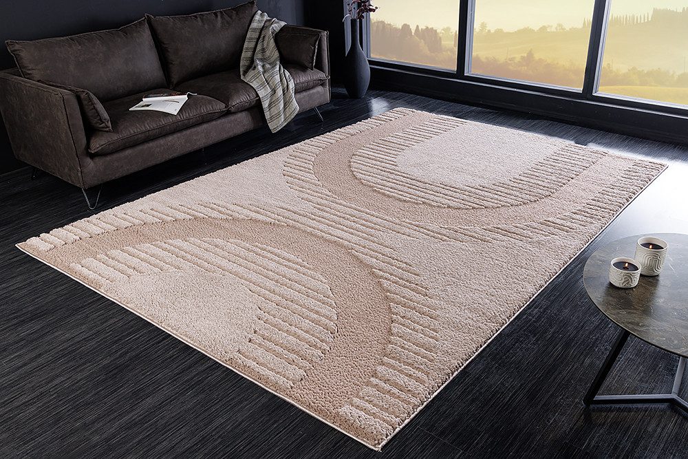riess-ambiente Hochflor-Teppich ELLE DECORATION 235x160cm beige günstig online kaufen