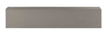 Furn.Design Hängeschrank Piano (Wandschrank in matt grau, 152 x 30 cm) Push-to-Open, Soft-Close