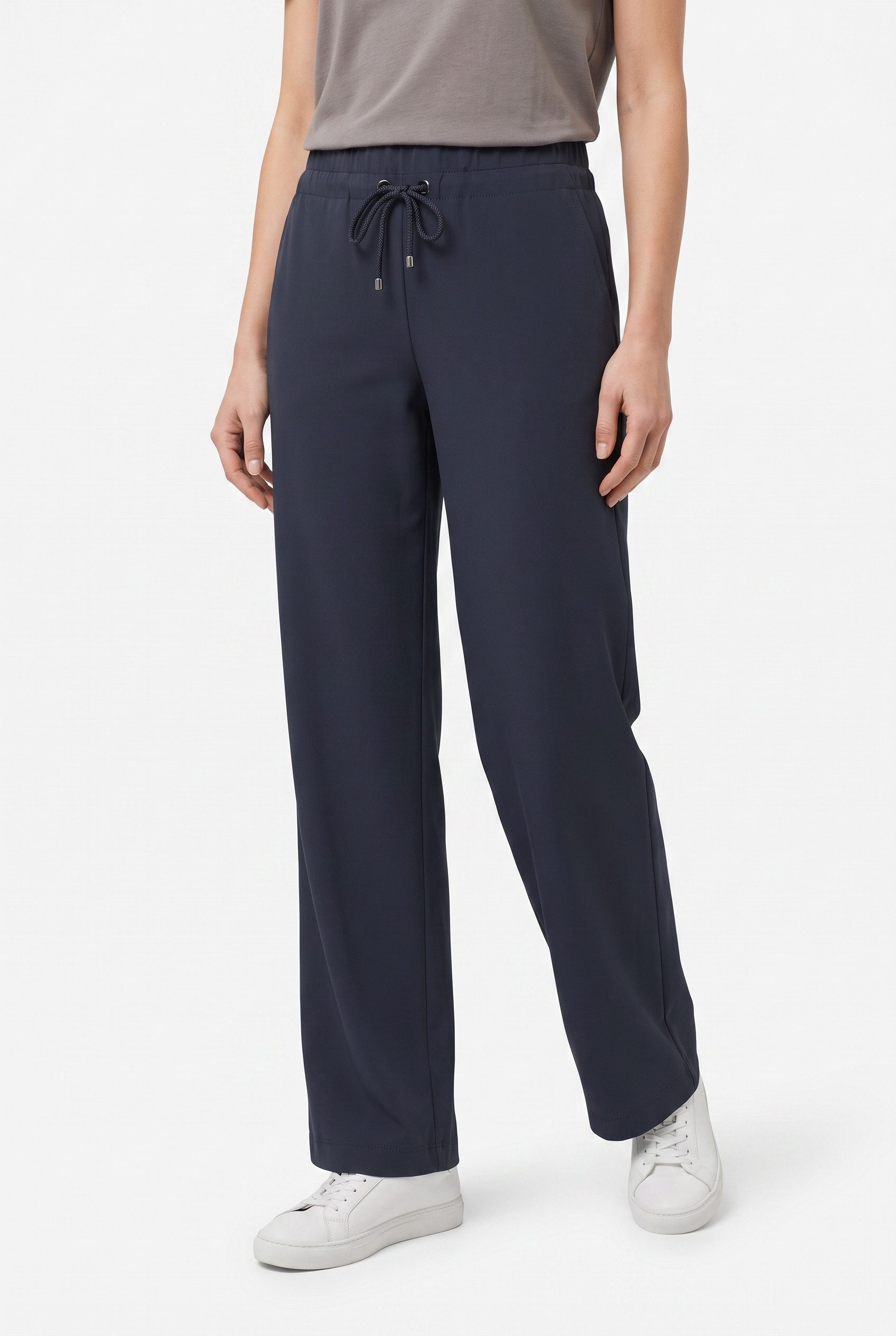 MAC Stoffhose EASY WIDELEG sehr elastische Qualität, angenehmer Griff und hoher Tragekomfort