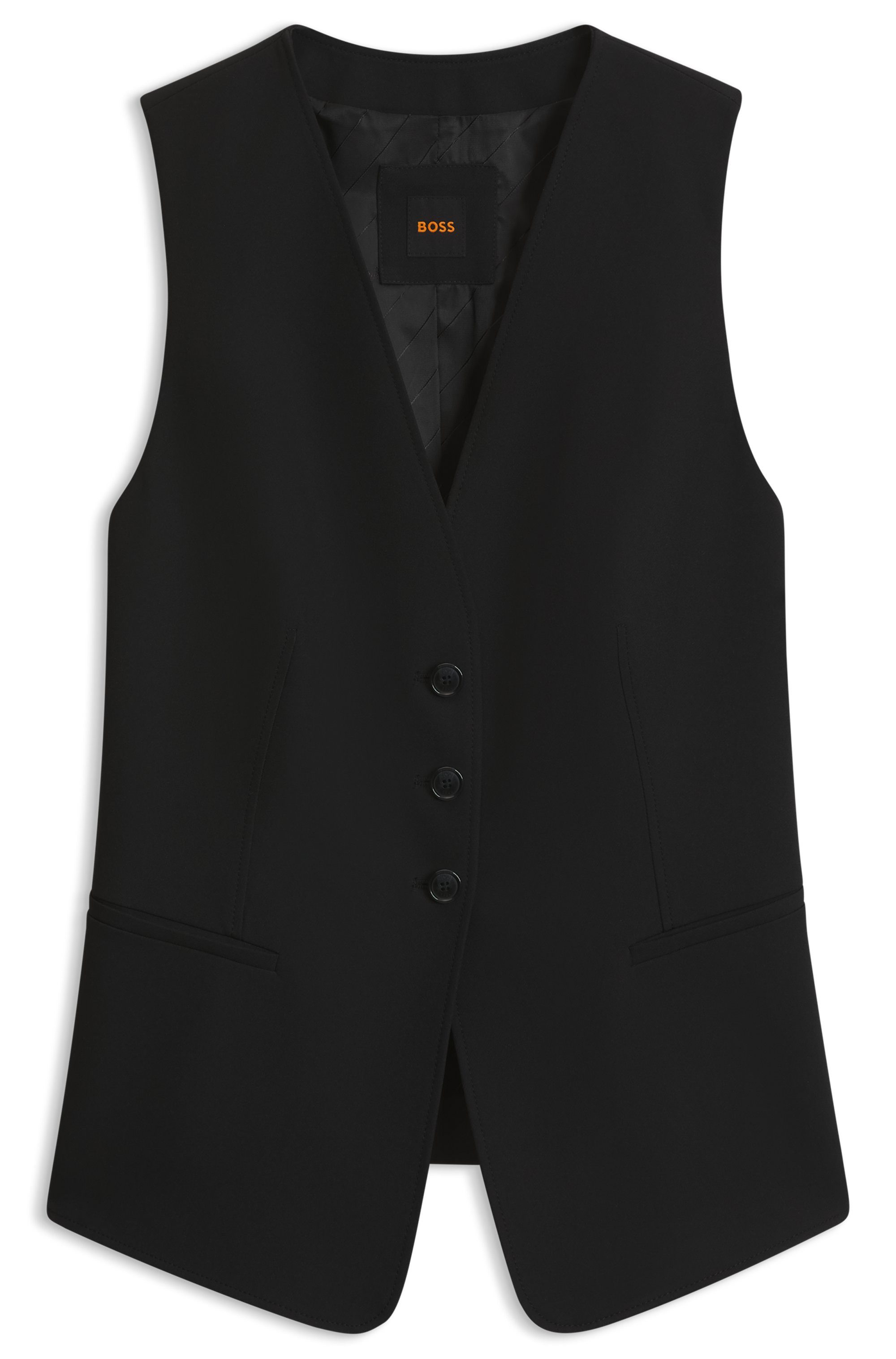 BOSS ORANGE Anzugweste Javesta Premium Damenmode in elastischer Crêpe-Qualität, Slim Fit