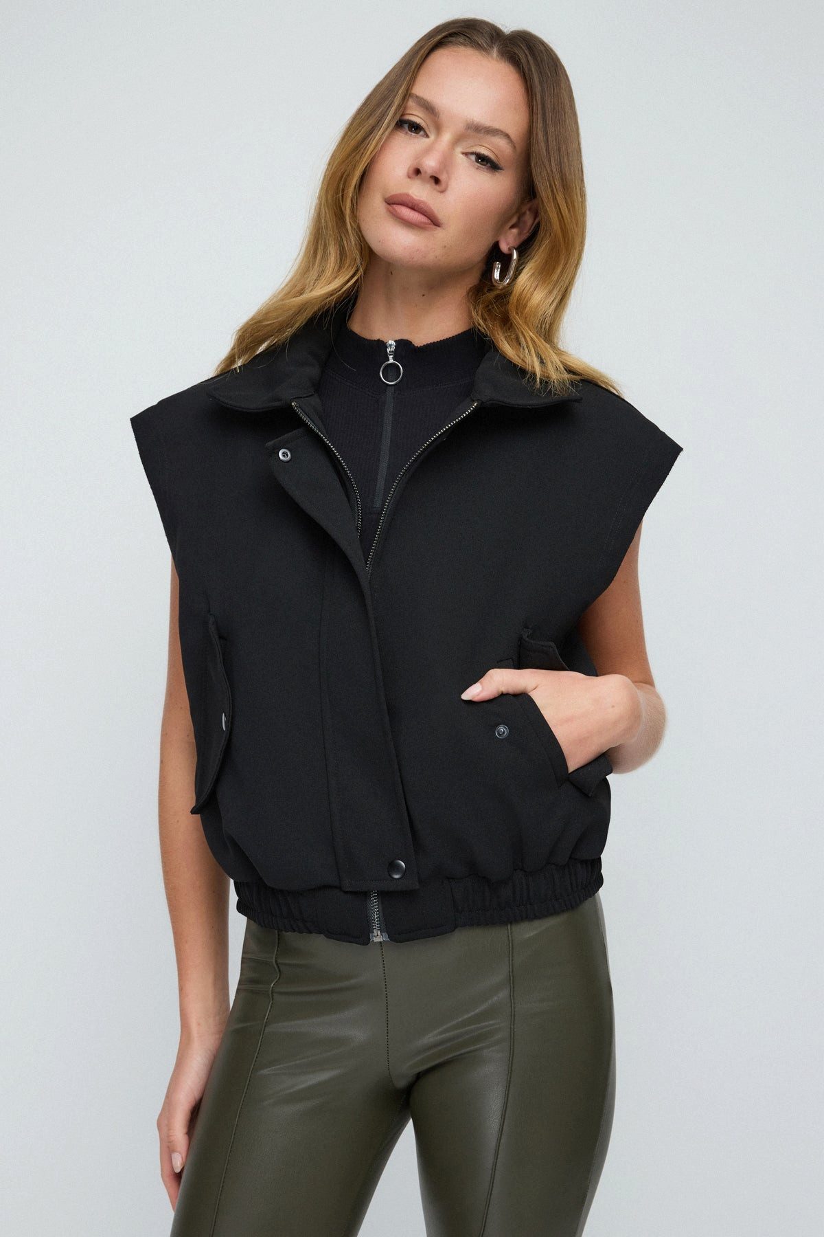 No Matter What Warnweste Schwarze Taschenweste