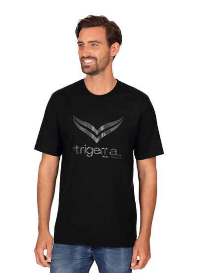 Trigema T-Shirt mit TRIGEMA-Logo