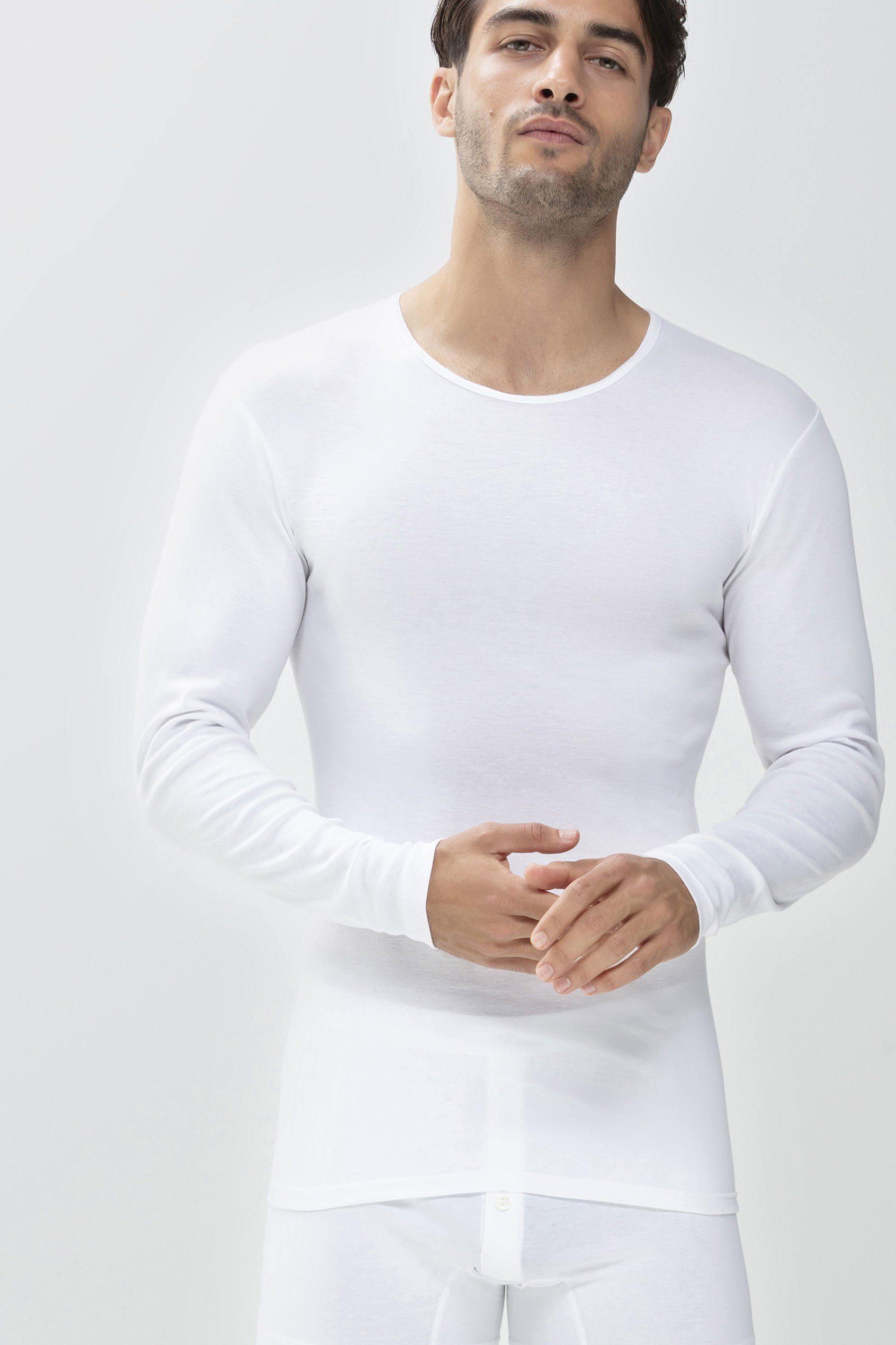 Mey Langarmshirt Herren Serie Casual Cotton günstig online kaufen