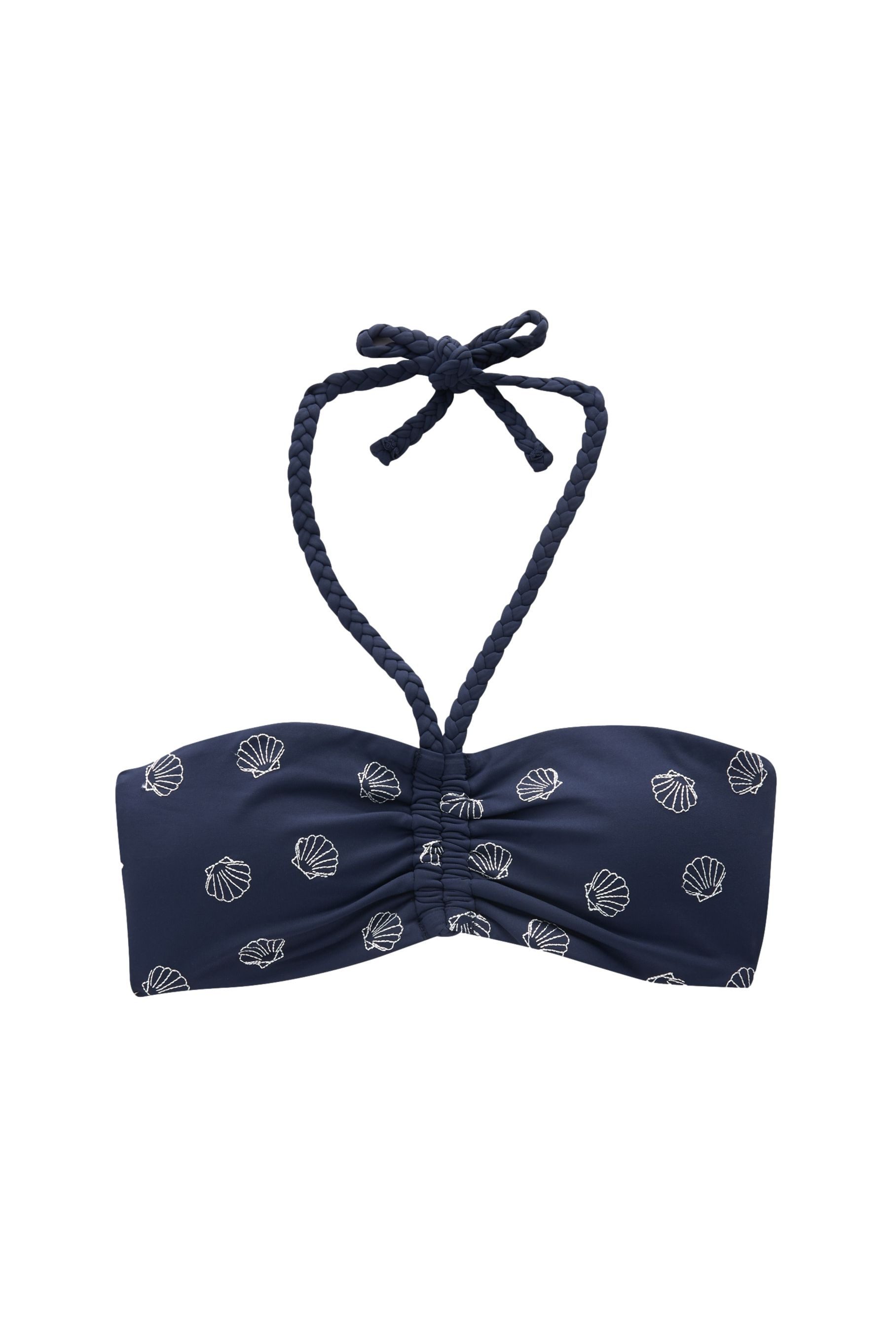 Next Bandeau-Bikini-Top Bandeau-Bikinioberteil mit geflochtenen Trägern günstig online kaufen