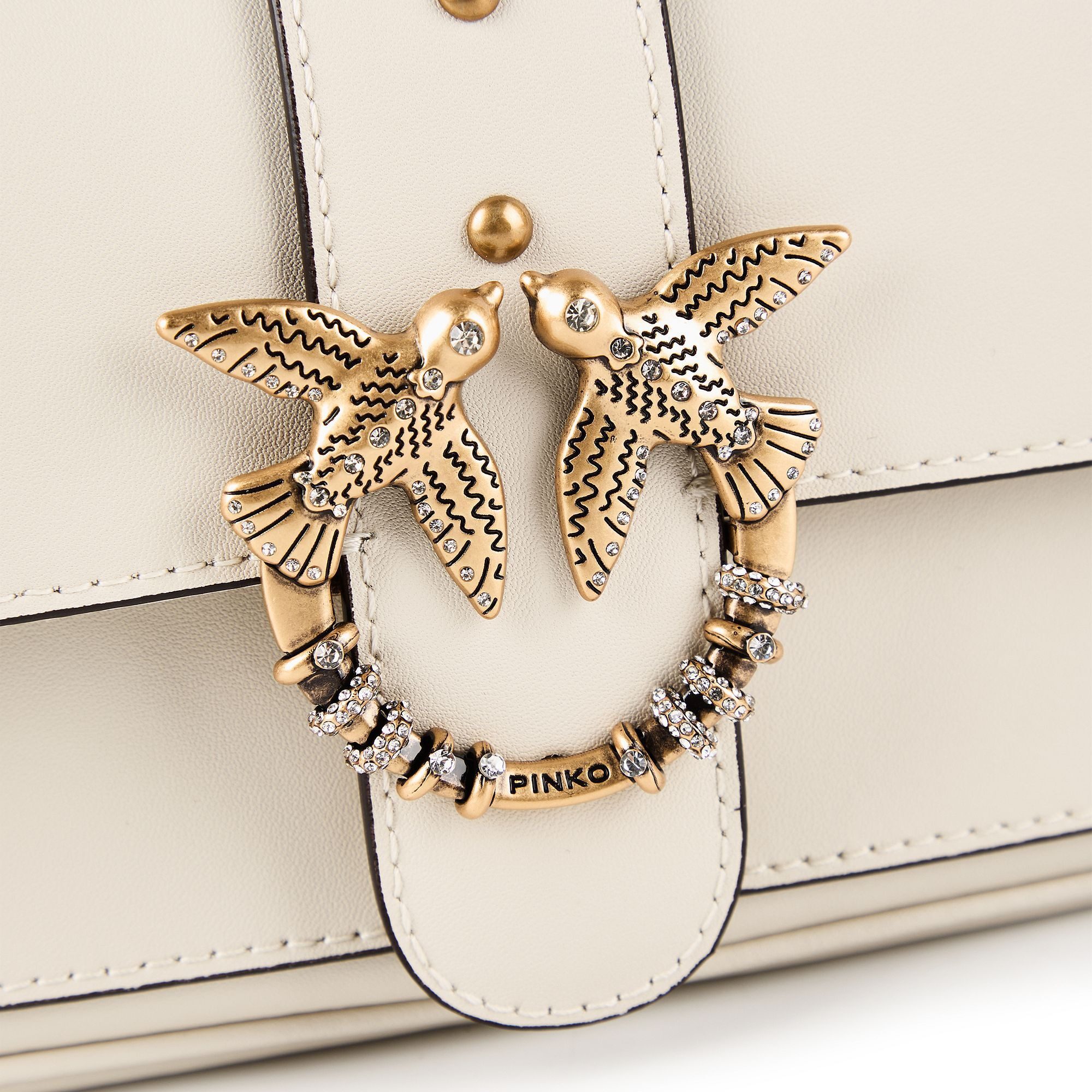 PINKO Umhängetasche Love Pocket, Leder – Bild 3 von 4