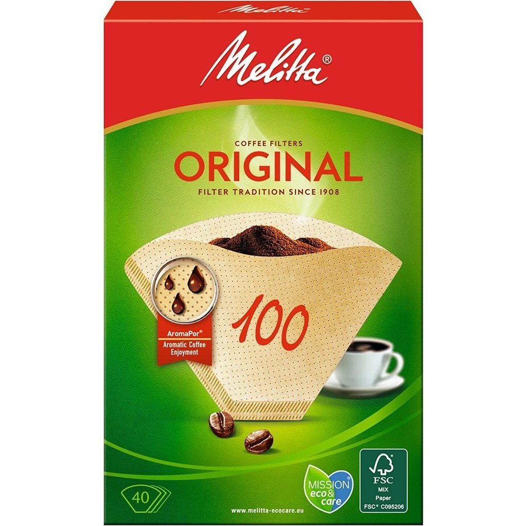 Melitta Akku-Bohrhammer Filtertüte Original 100 naturbraun günstig online kaufen