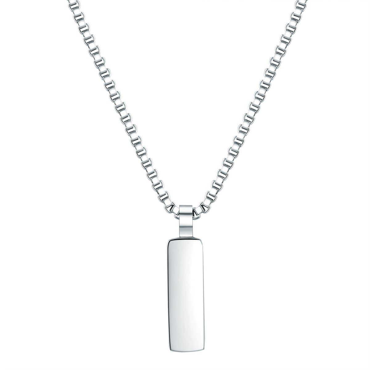 Edelstahlkette silber