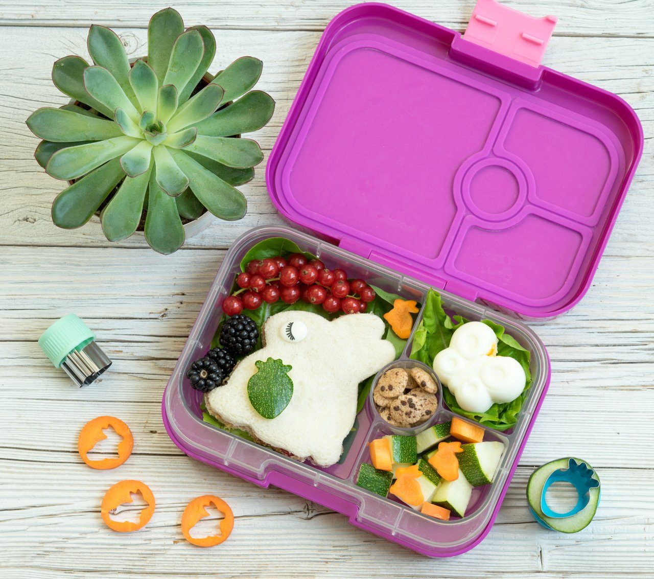 LEKKABOX Ausstechform 3er Set Hasen - Edelstahl Ausstecher für Brot Gemüse Obst Plätzchen, Ideal zum Ausstechen von Käse, Obst, Gemüse, Plätzchen & Co.