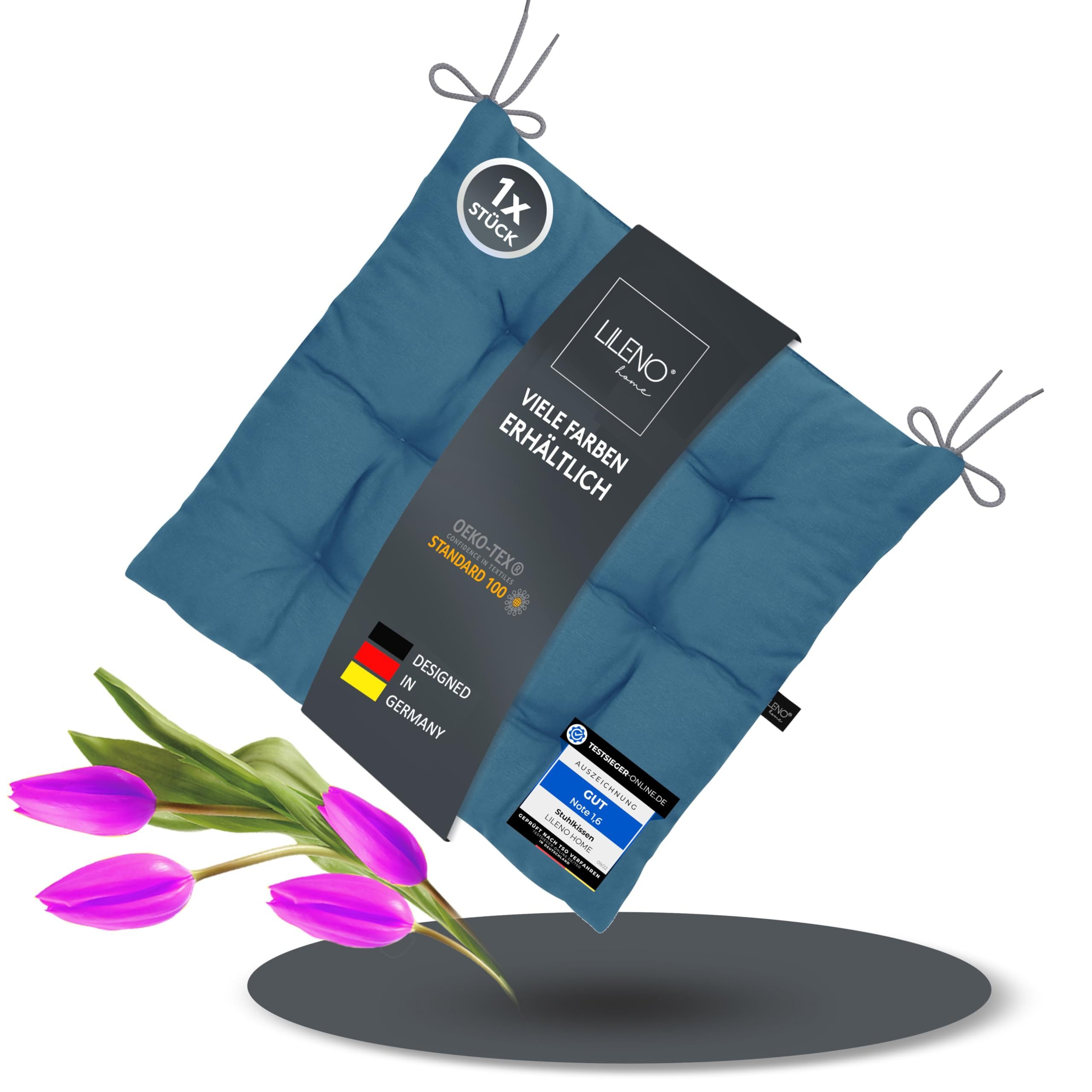 LILENO HOME Stuhlkissen Sitzkissen für Gartenstuhl, günstig online kaufen