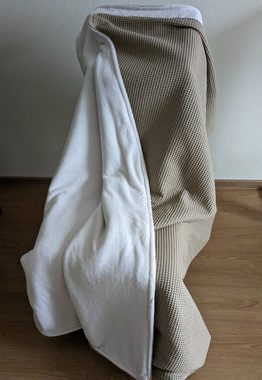 Wohndecke Kuscheldecke XL Baumwolle 210 x 145 cm, Extra Weich und Flauschig, 101DIYStudio