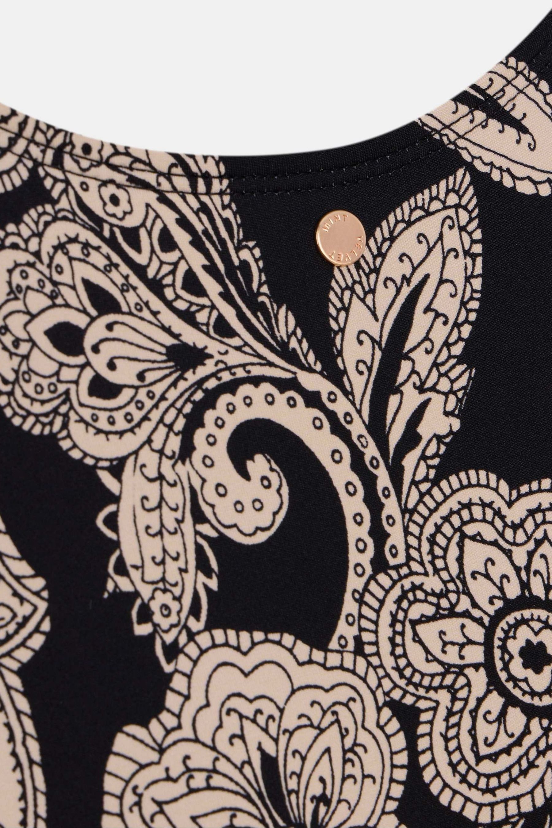 Mint Velvet Badeanzug Mint Velvet bauchformender Paisley-Badeanzug (1-St)