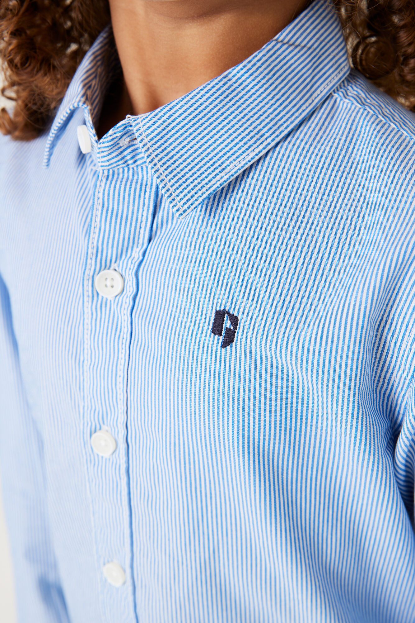 Garcia Langarmhemd im feinen Streifendesign