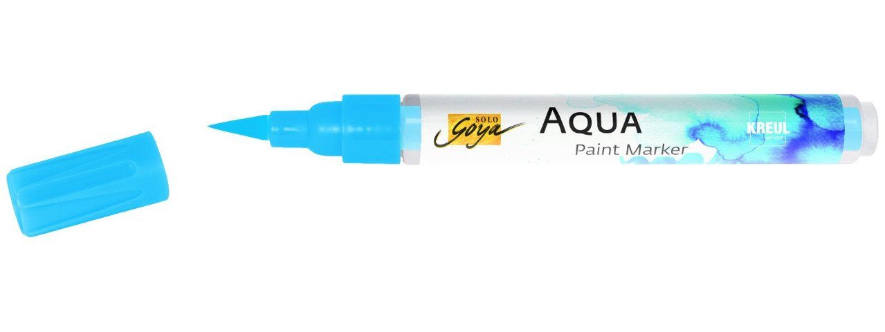 Kreul Flachpinsel Paint kobaltblau Goya Solo Marker Aqua Kreul