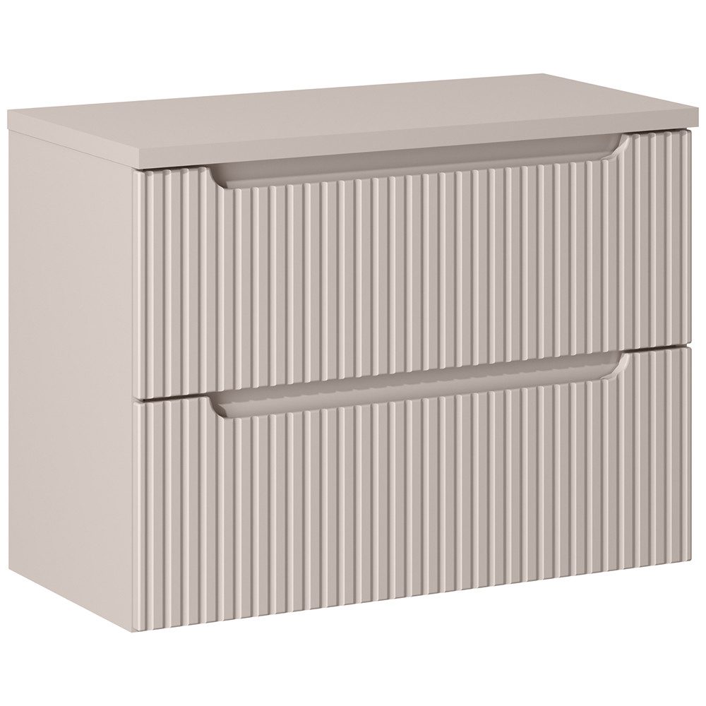 Lomadox Waschbeckenschrank NEWPORT-56-CASHMERE Waschtischunterschrank 80cm günstig online kaufen