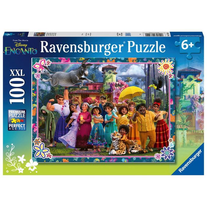 Ravensburger Puzzle 100 Teile Puzzle XXL Disney Encanto Die Familie Madrigal 13342 100 Puzzleteile