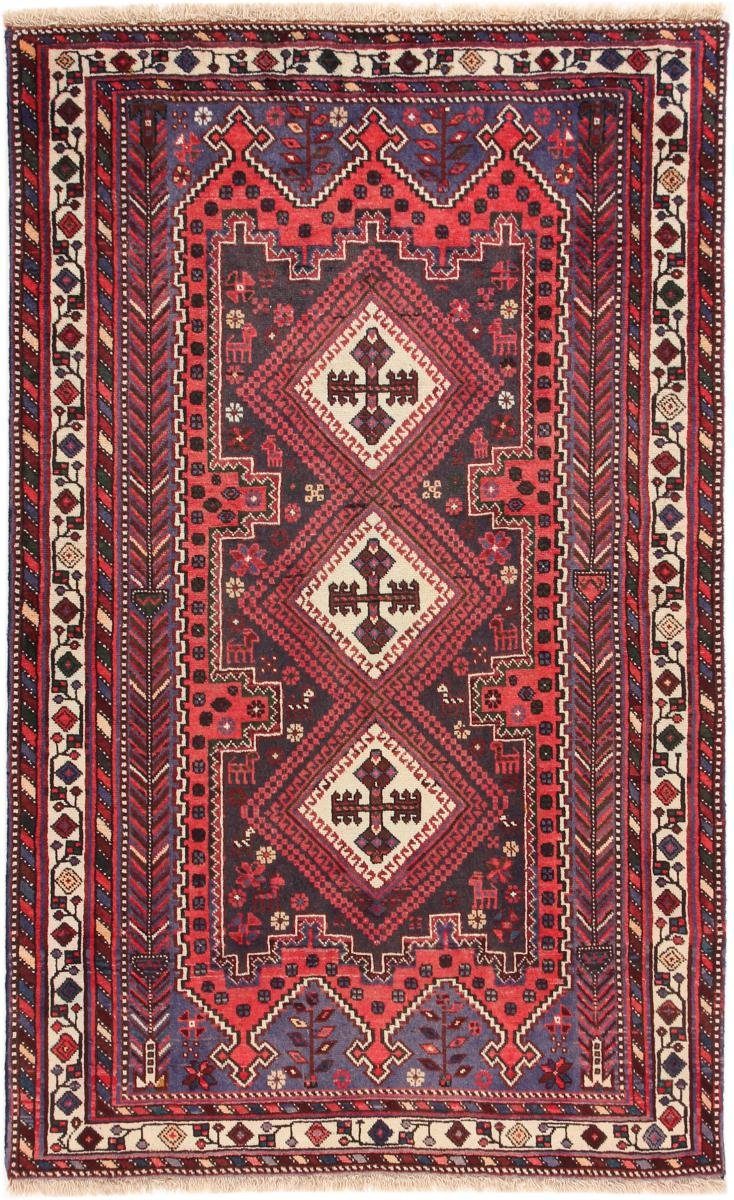 Orientteppich Perserteppich, rechteckig, Handgeknüpfter Nain 12 Höhe: / Shahrbabak Orientteppich mm Trading, 126x202