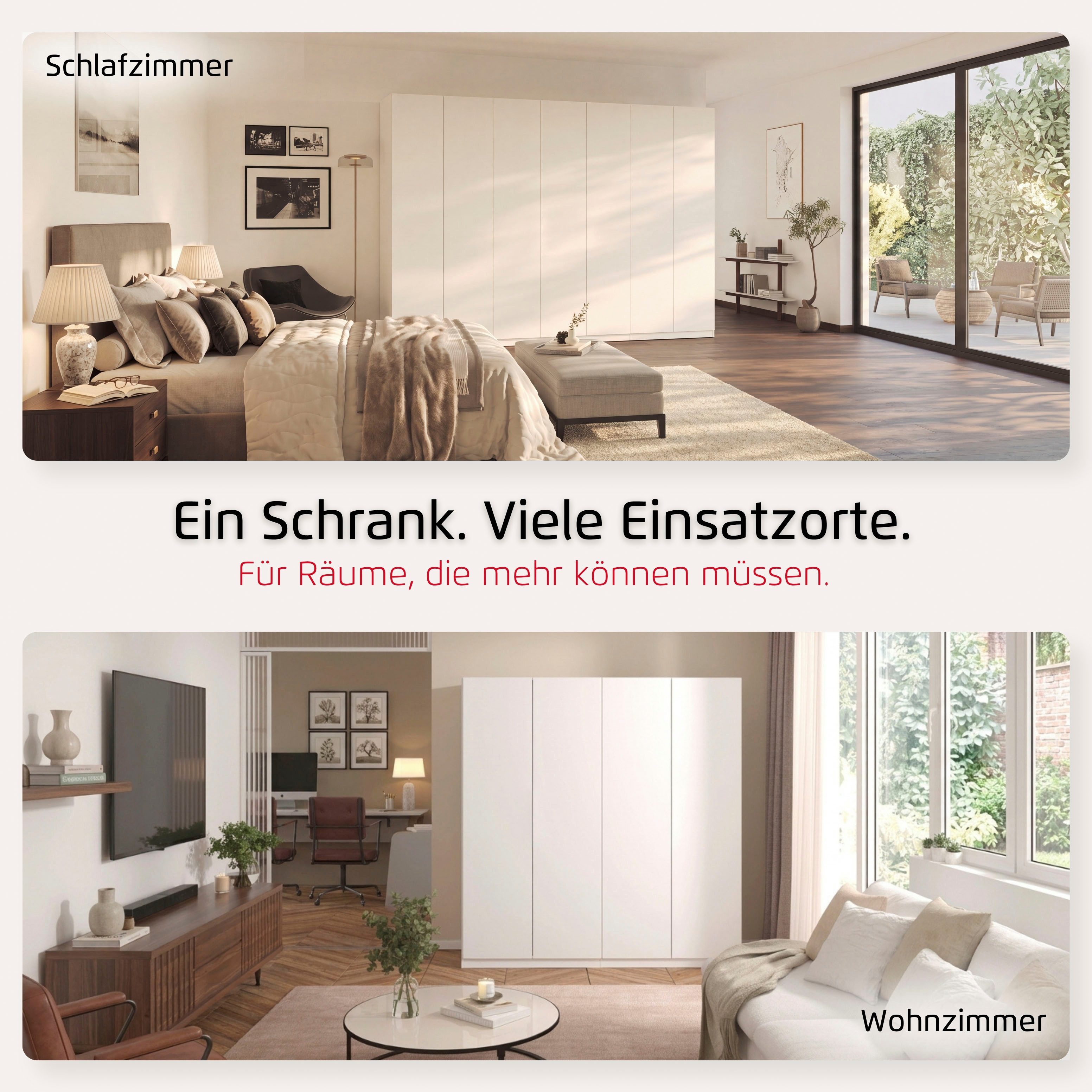 rauch Kleiderschrank Schrank Möbel Schlafzimmer Garderobe Kinderzimmer WELTNEUHEIT ELVIK (3 Ausstattungsvarianten - Breiten 47-405 cm, Höhen 187/212/231 cm) 3 Ausstattungsvarianten, mit Push-to-open-Funktion MADE IN GERMANY