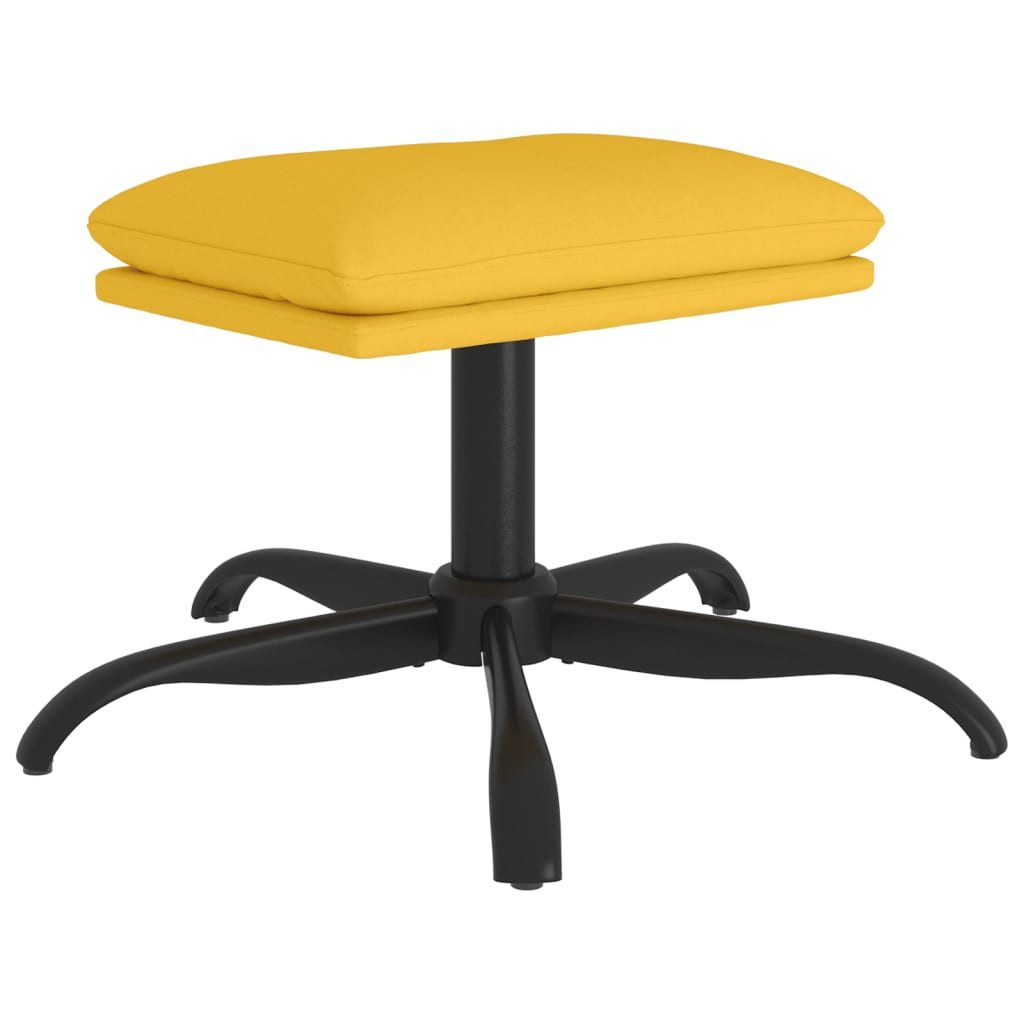 vidaXL Диван Подставка для ног Senfgelb 60x60x36 cm Stoff (1 St)