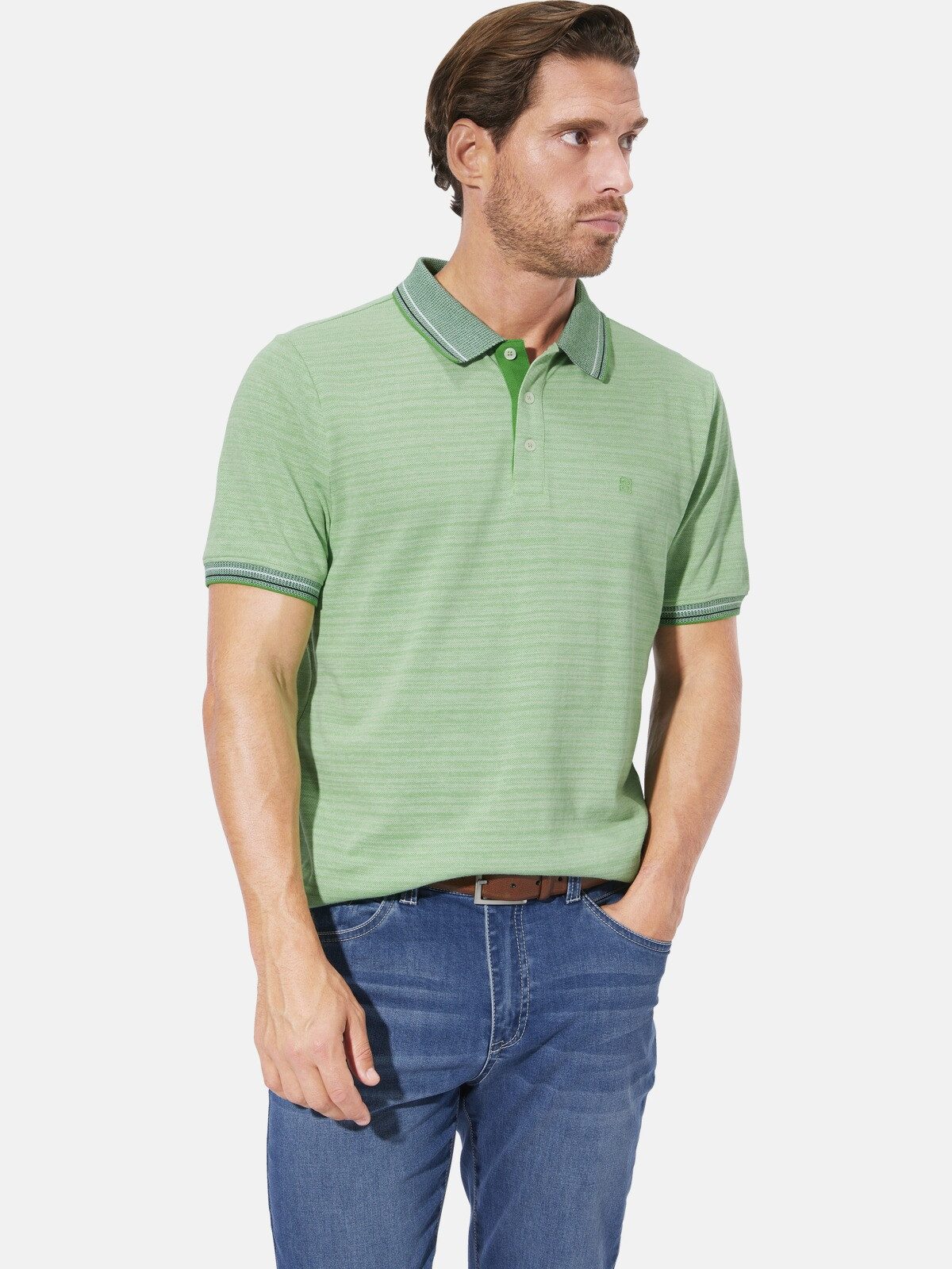 Babista Poloshirt VALRIN mit zweifarbiger Struktur günstig online kaufen