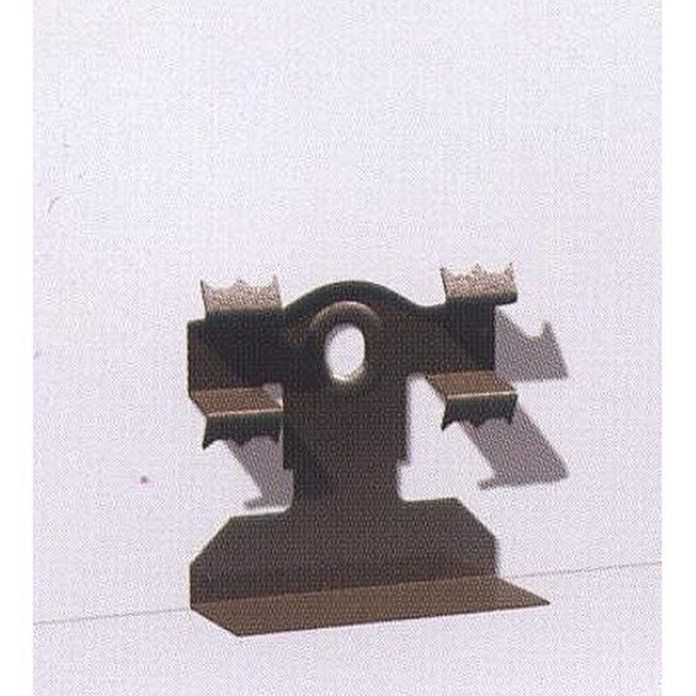 Südbrock Leisten-Befestigungsclips 40.60.0, für Sockelleisten, Metall, 50 Stück