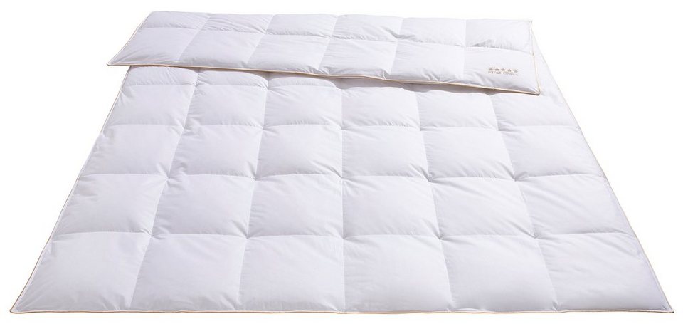 Daunendecke Bettdecke Decke 1400g 90%Gänsedaunen 10%Federn Weiße Bisse 200x220cm