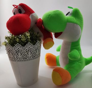 soma Kuscheltier Yoshi Drache Super Mario Brothers grün 30cm plüsch (1-St), Super weicher Plüsch Stofftier Kuscheltier für Kinder zum spielen