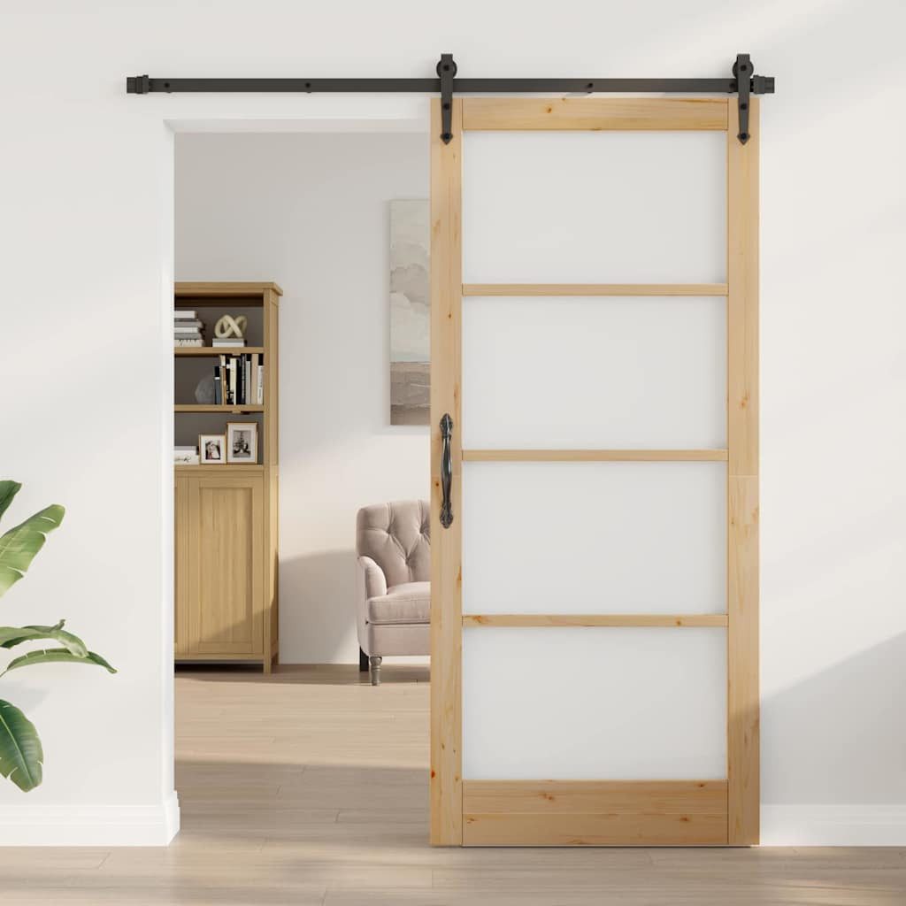 vidaXL Haustür Interior Tür ORKDAL Braun 93 x 211 cm (1-St)