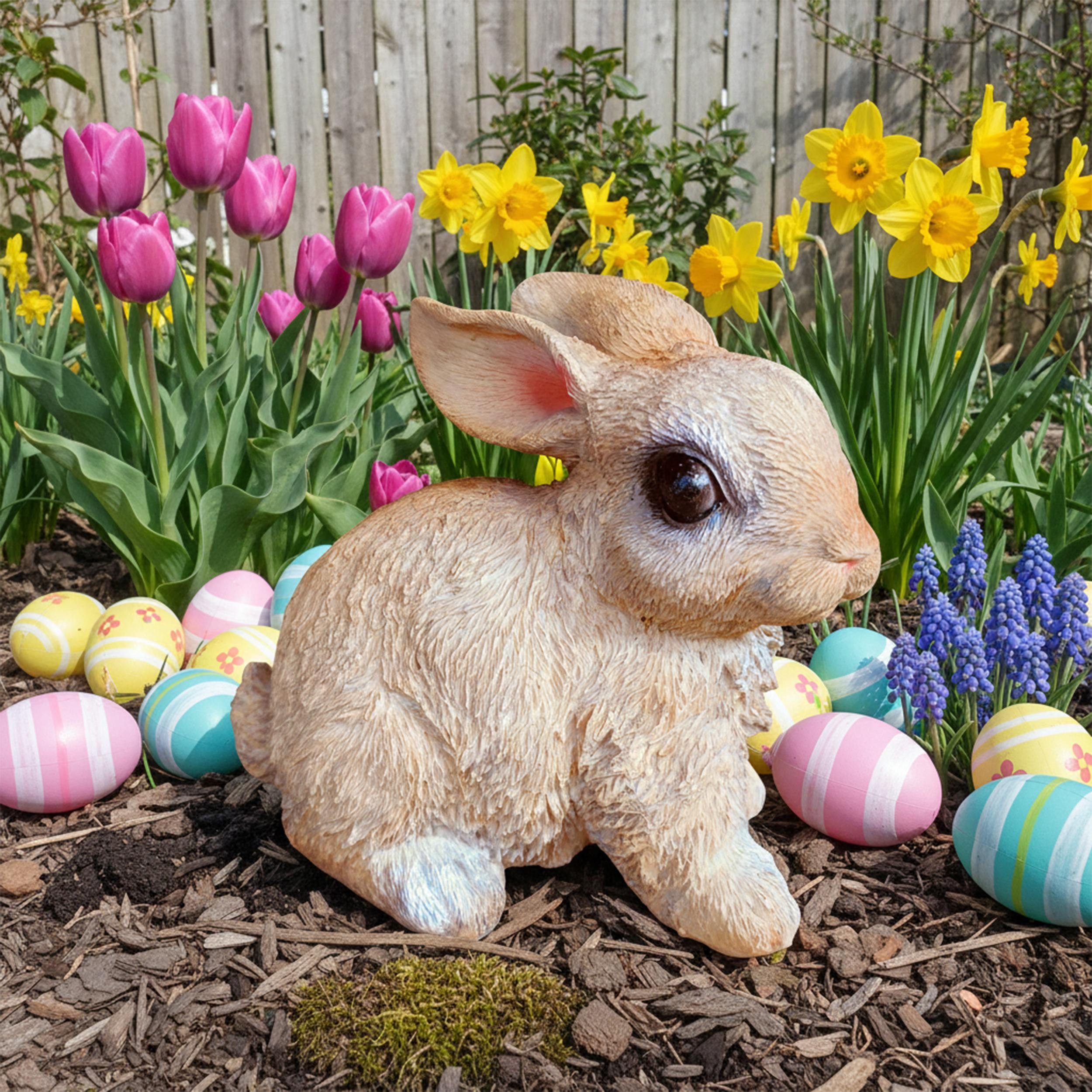colourliving Osterhase Hasenfamilie kombinierbar als Set – Liebevolle Hasenfiguren für Ostern, einzeln zur Auswahl stehen Mutter, Vater und Kind, sehr niedlich