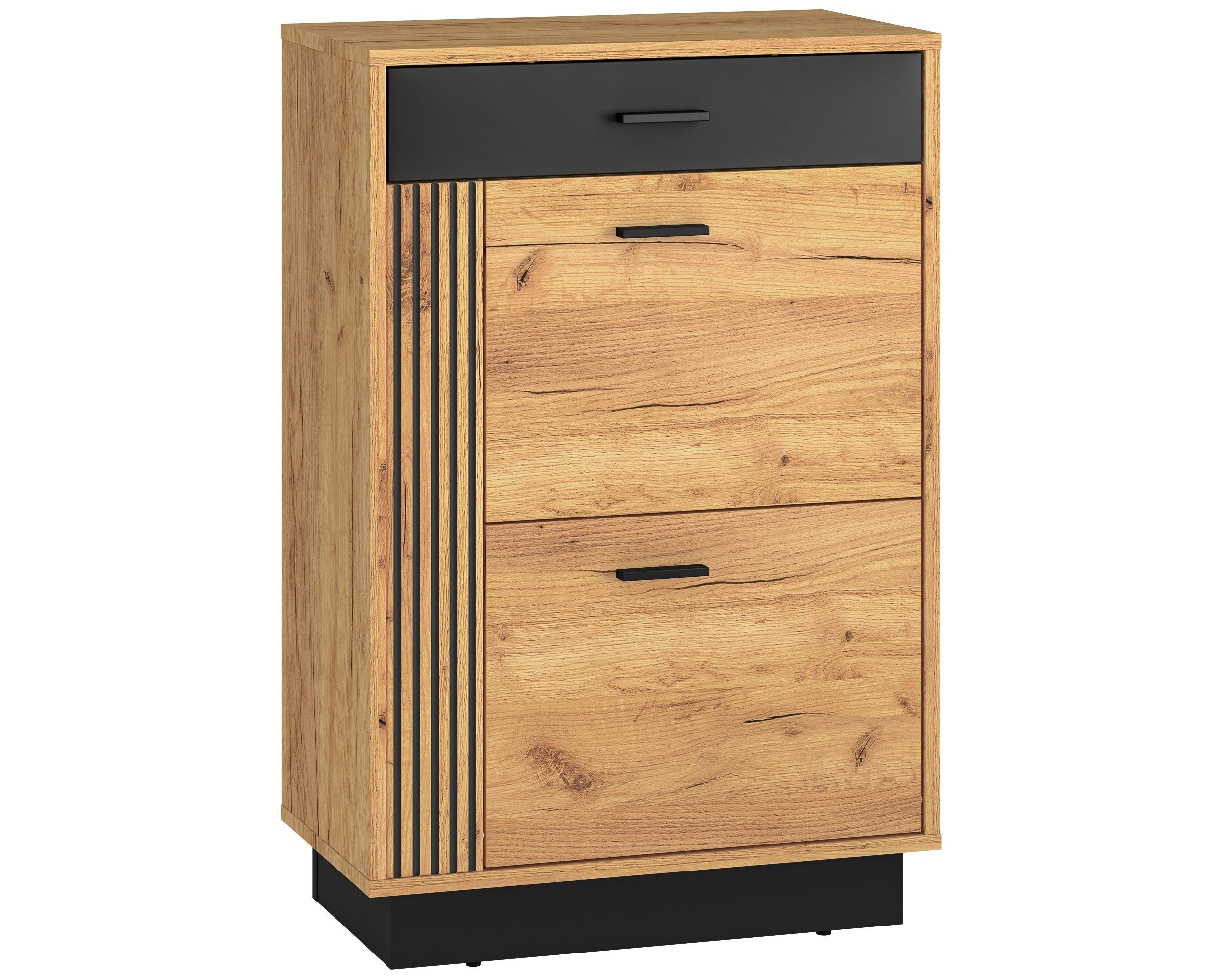 Marmex Möbel Schuhschrank VASCO 04 mit Schublade zwei klappen für den Flur