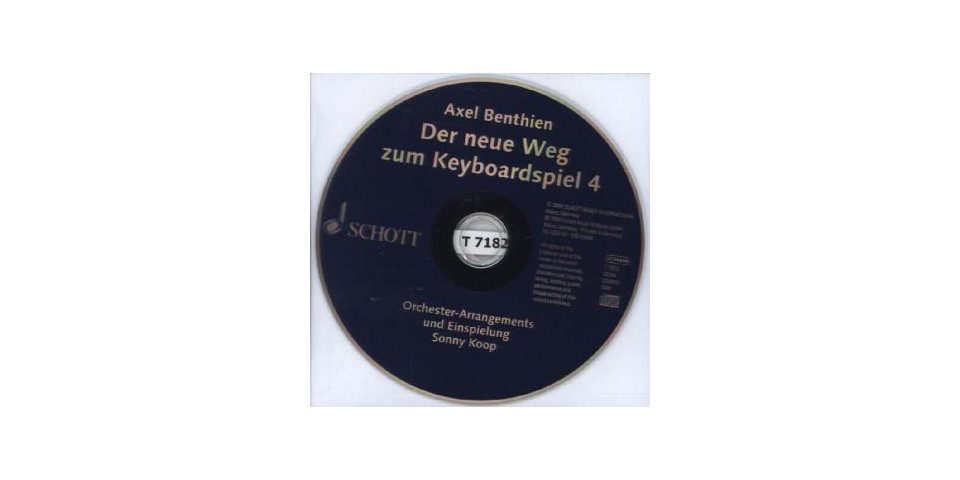 Schott Verlag Hörspiel-CD Der neue Weg zum Keyboardspiel Band 4