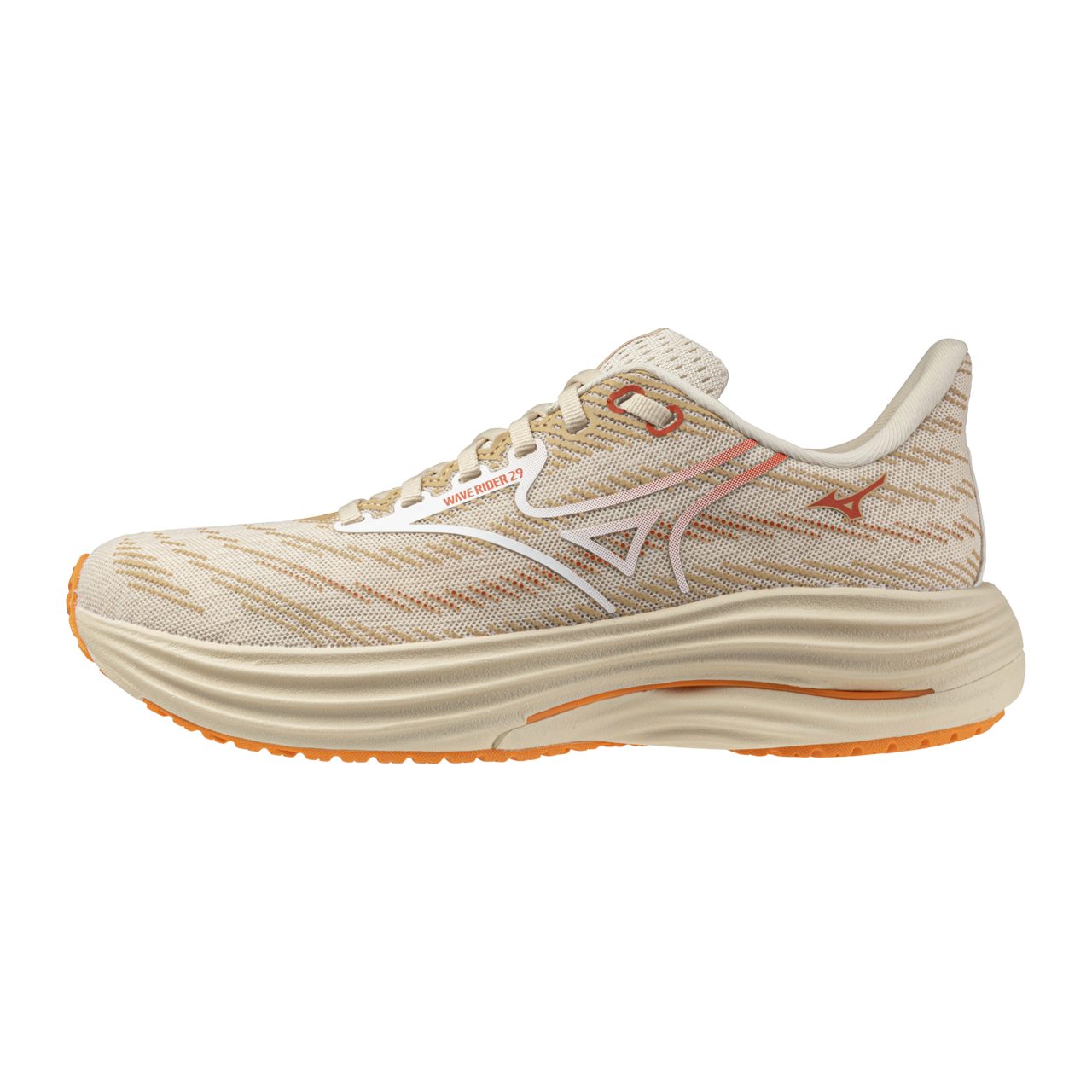 Mizuno WAVE RIDER 29 Summer Sand/White/Autumn Sunset Laufschuh