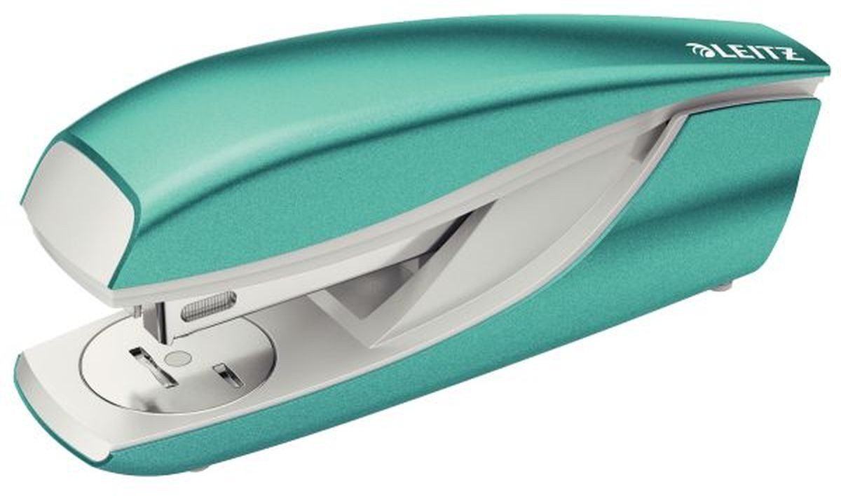 LEITZ Heftgerät Heftgerät 5502 bis 30 Blatt eisblau in Blisterverpackung