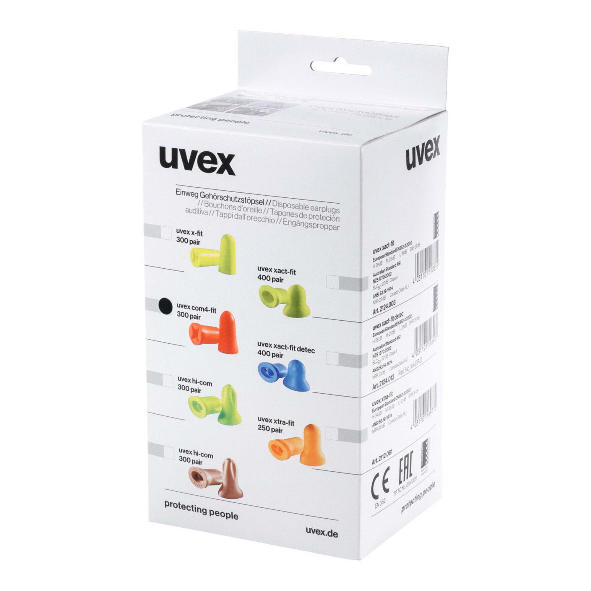 Gehörschutzstöpsel uvex Gehörschutzstöpsel-Set uvex com4-fit, Typ: R300 300 Stk