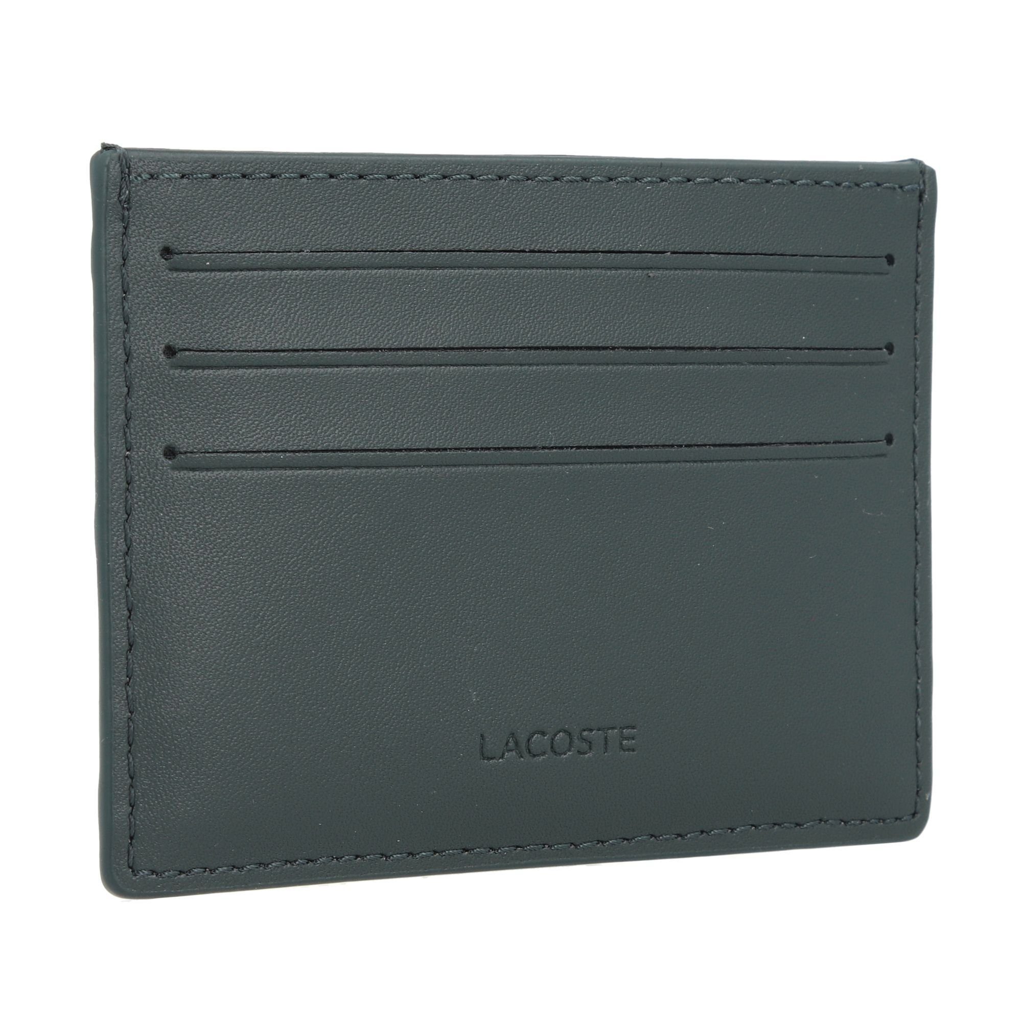 Leder Lacoste Pieces, sinople Money Etui