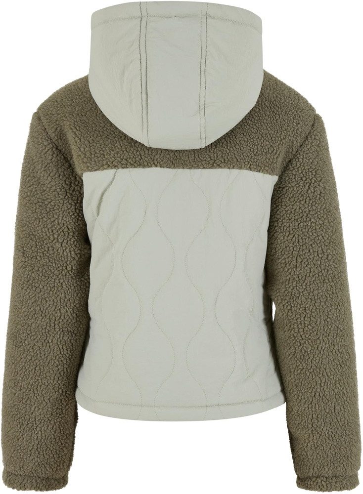 URBAN CLASSICS Kurzjacke Ladies Sherpa Crinkle Nylon Mix Jacket günstig online kaufen