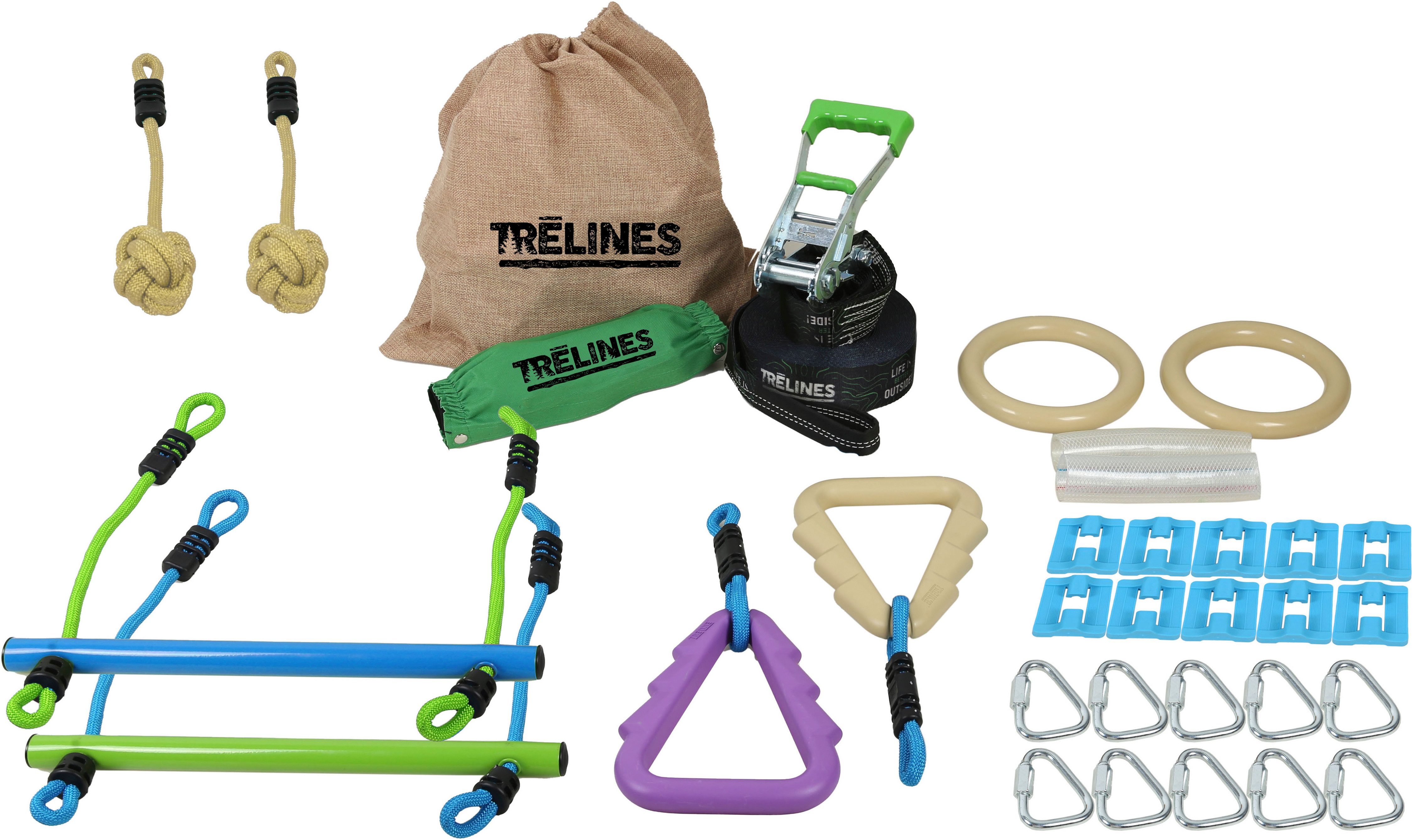 TRELINES Einzelschaukel Ninja Abenteuer Kletter-Set, 10 günstig online kaufen